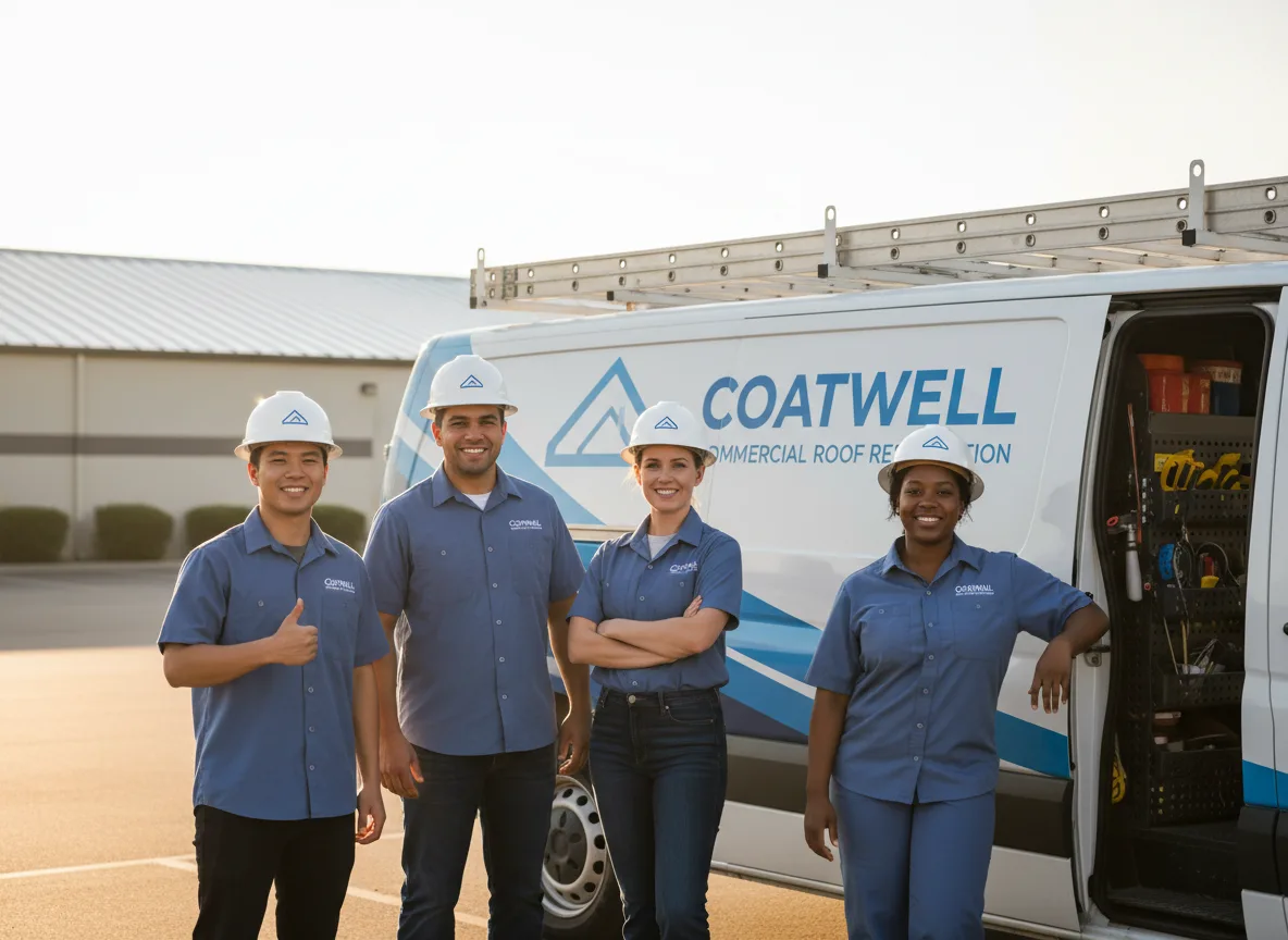 Commercial roof coating company in Pearland, TX